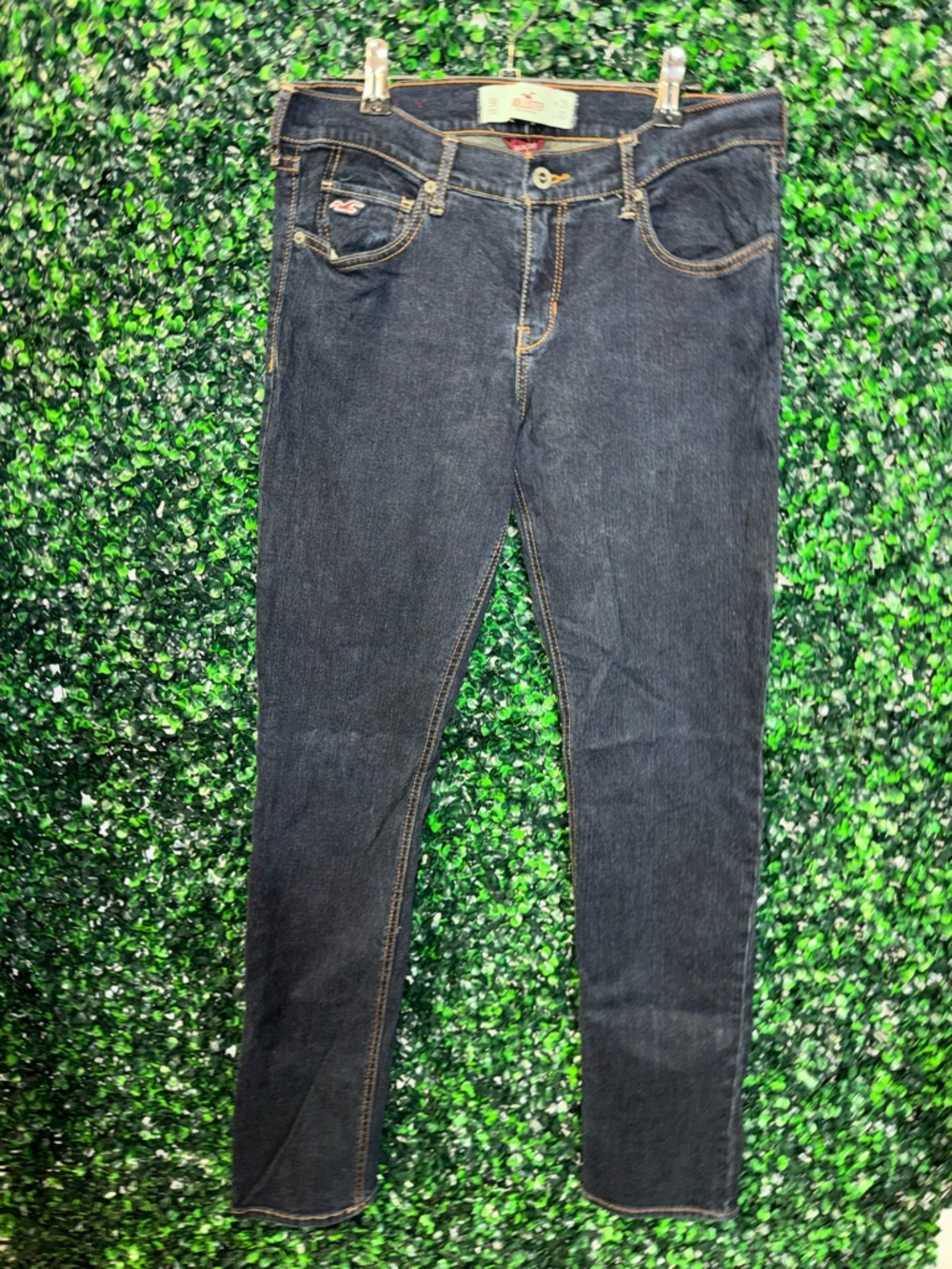 Hollister Womens Dark Blue Stretch Skinny Jeans